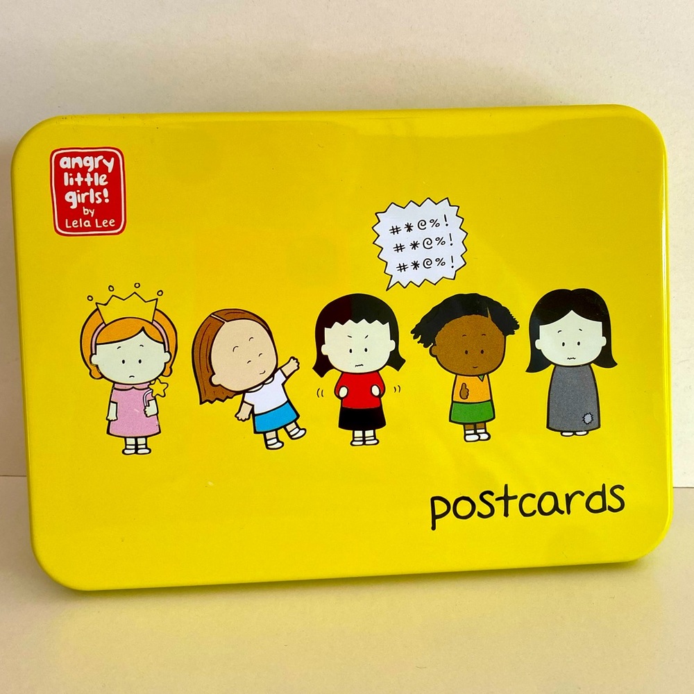 Angry Little Girls by Lela Lee postcards